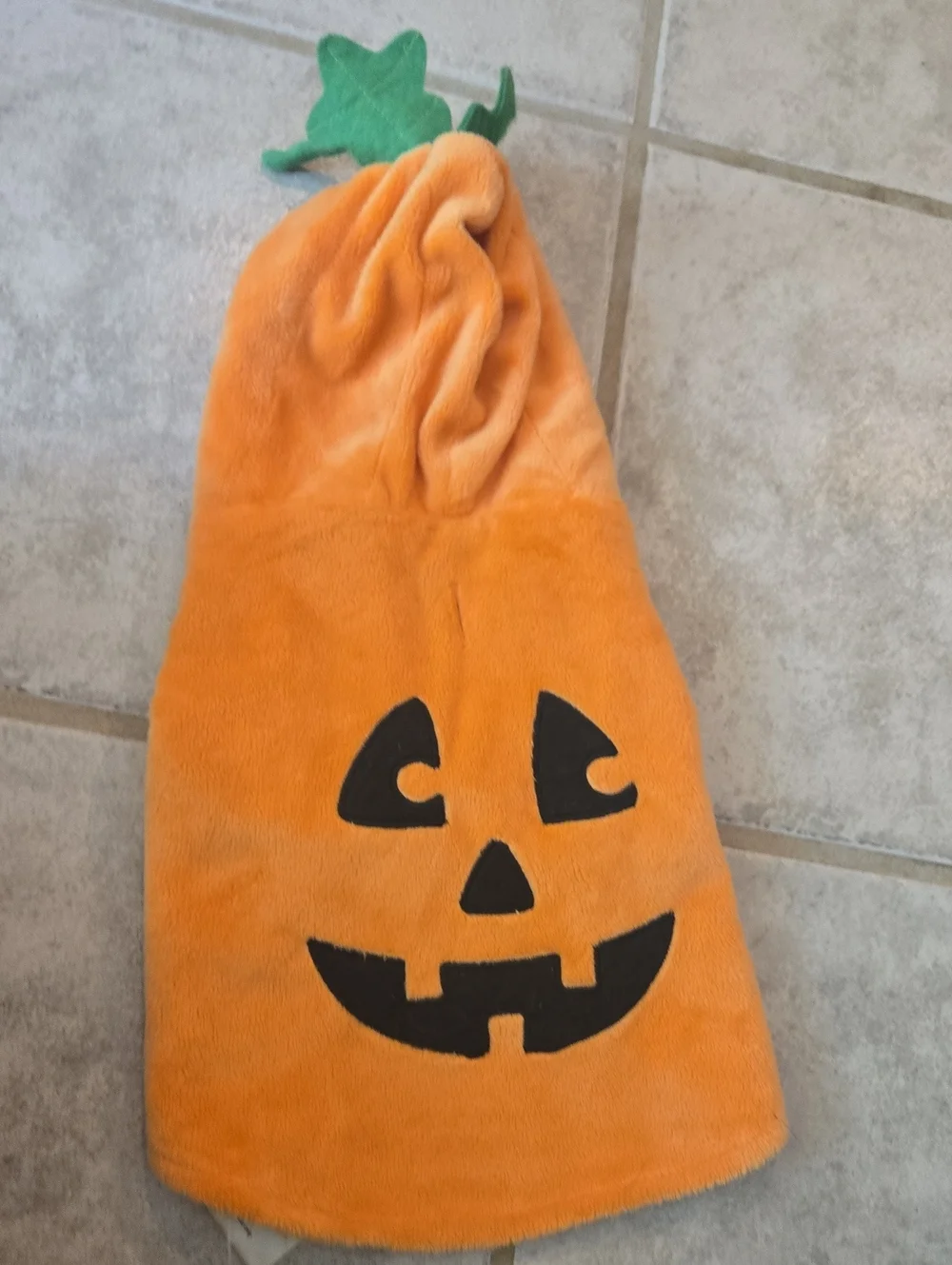 Pumpkin Jack-O'-Lantern Pet Costume Hat - Orange